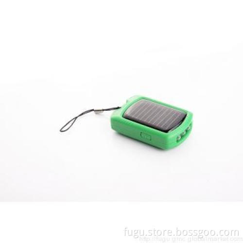 Solar Charger, 410mah Capacity, LED Lamp Mini Solar Flashlight Charger